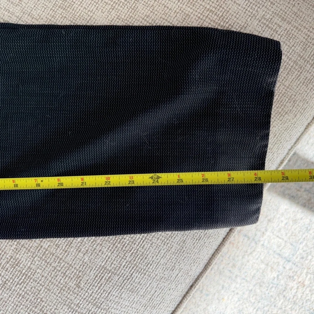 Zanella Bennett Mens Pleated Dress Pants Black Micro‎ Pattern Made in Italy